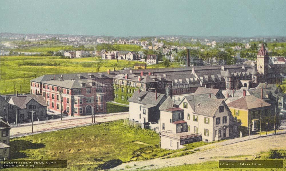 Postcard: Union Station from Western Promenade, Portland, Maine